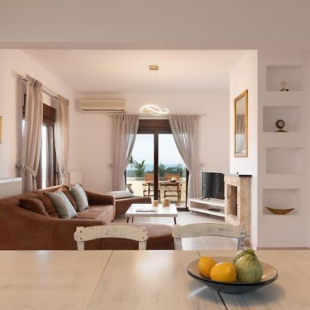Family Villa Rousa In Rethymno With Pool, Bbq And Kids Area Loutra  Exterior photo